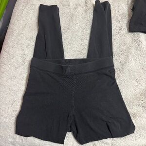 Plain black Victoria secrecy pink leggings size small